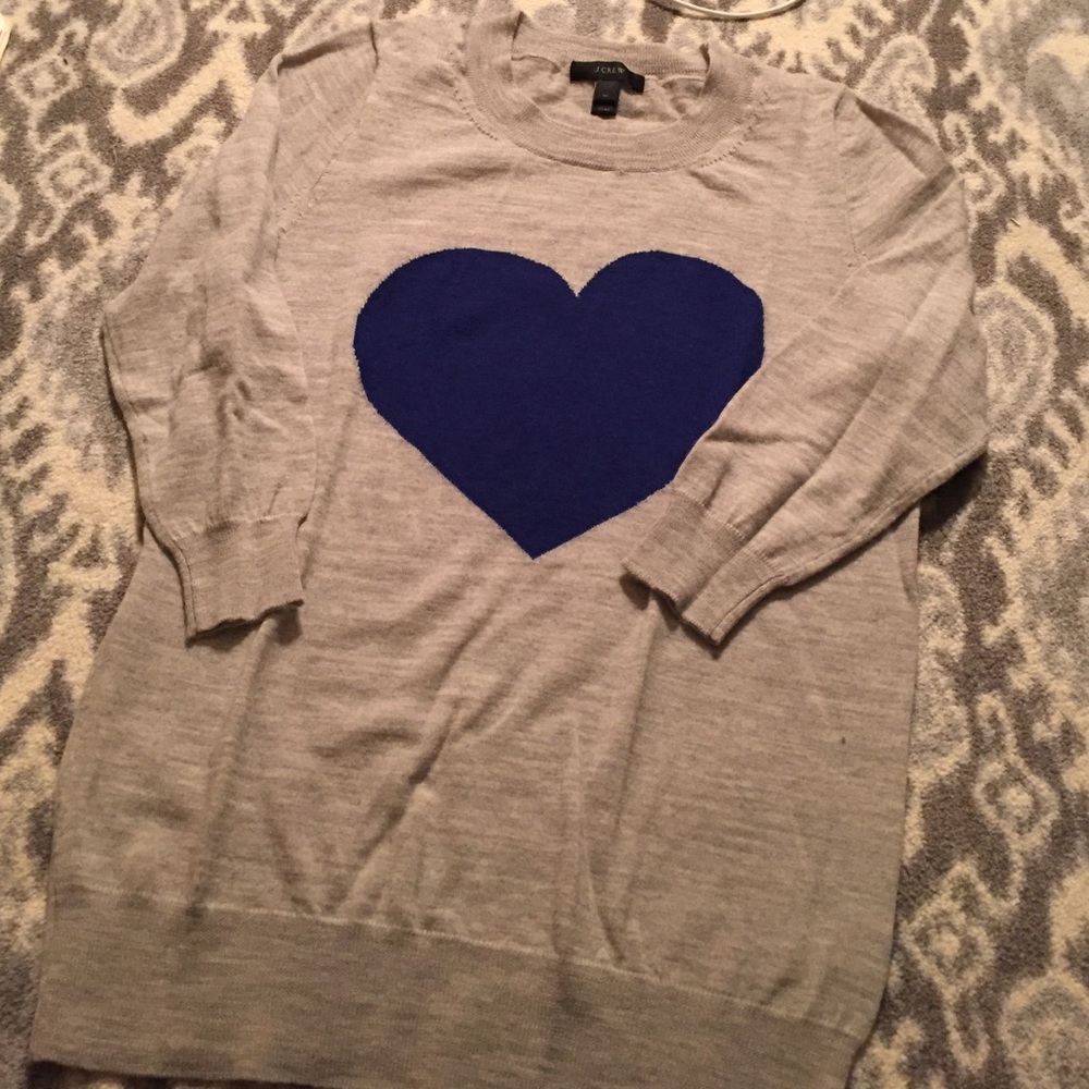 J. Crew Heart Tippi Sweater size XS